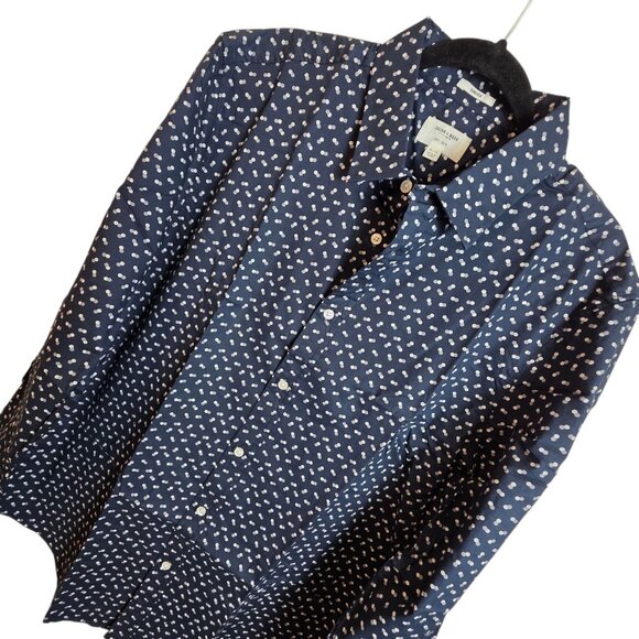 Julian & Mark Shirt Mens Large Stretch Button Up Long Sleeve Preppy Nautical - Picture 4 of 16